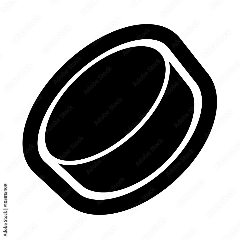 Fototapeta premium Hockey Puck Icon