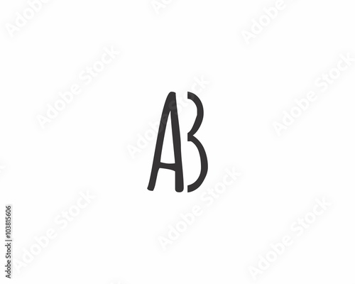 AB Letter Logo