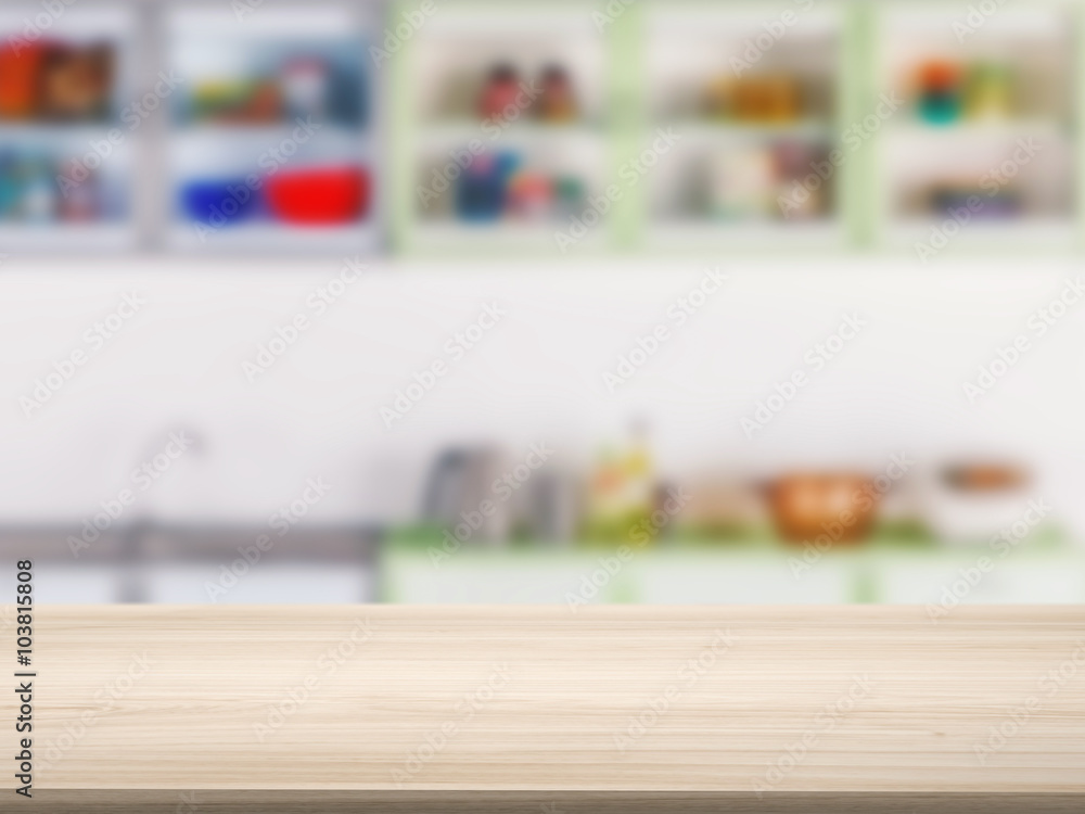 wooden counter top with kitchen cabinet background wooden counter top with kitchen cabinet background