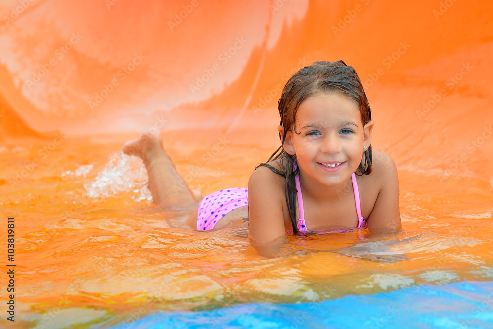 Real toddler girl enjoying her summer vacation Real toddler girl enjoying her summer vacation