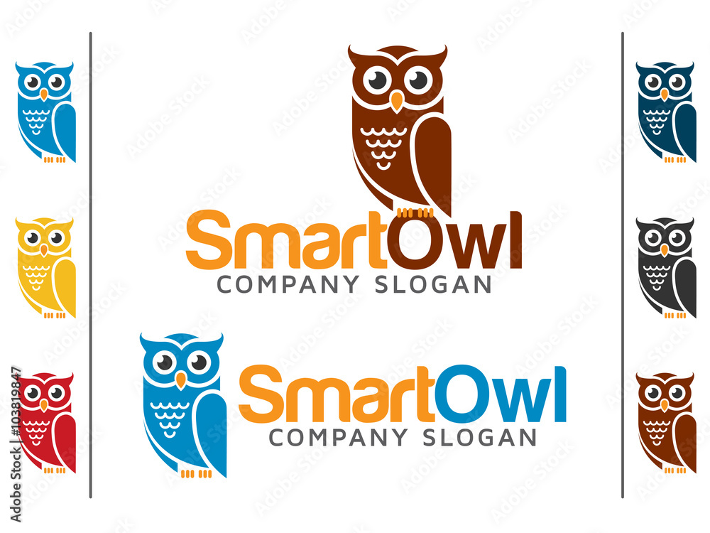 Fototapeta premium Owl Logo