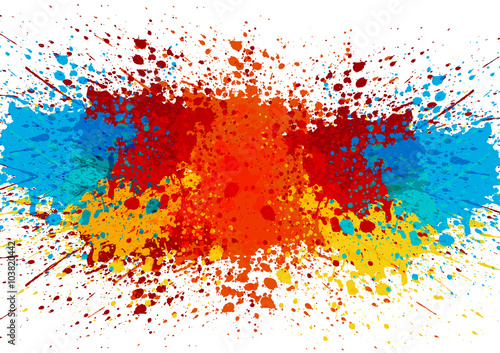 abstract splatter color background. illustration vector design