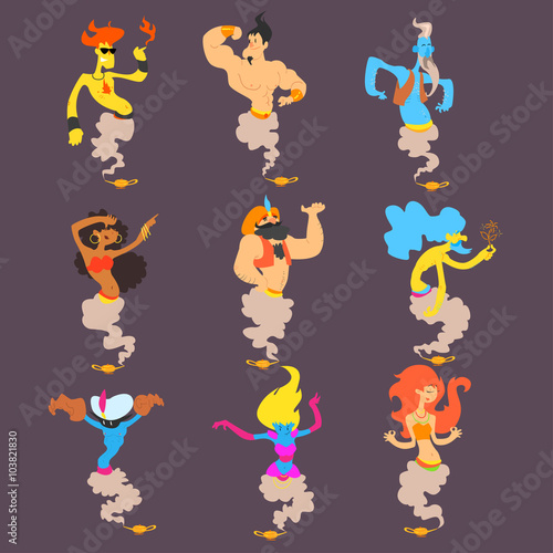 Cartoon Genie Set