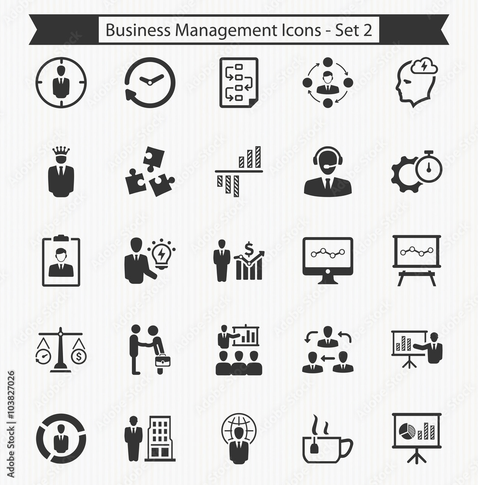 Business Management Icons - Set 2 Business Management Icons - Set 2