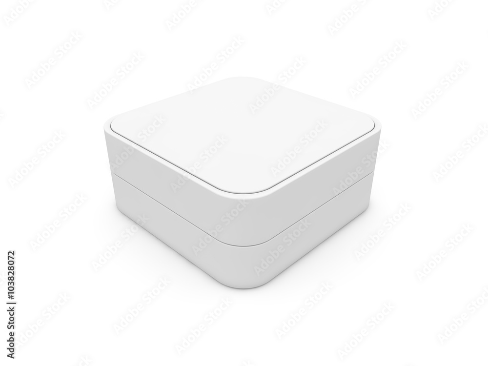 Fototapeta premium blank boxes isolated on white background