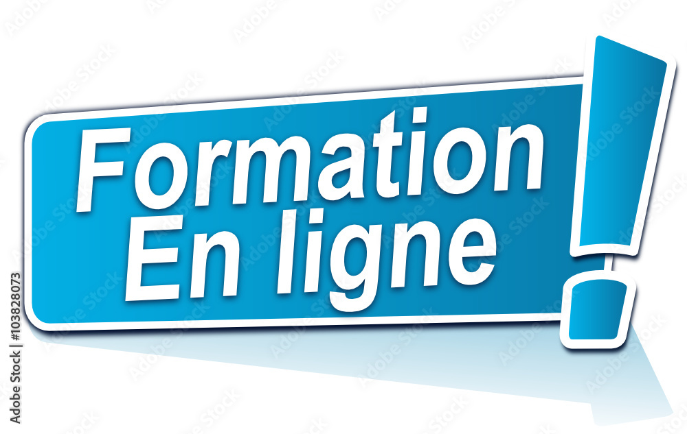 formation en ligne sur étiquette bleue formation en ligne sur étiquette bleue