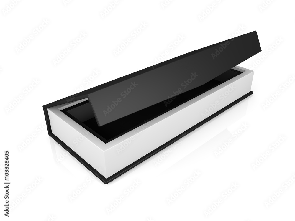 blank boxes isolated on white background