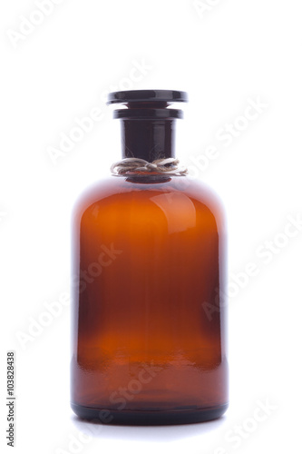 chemist vintage bottle isolated