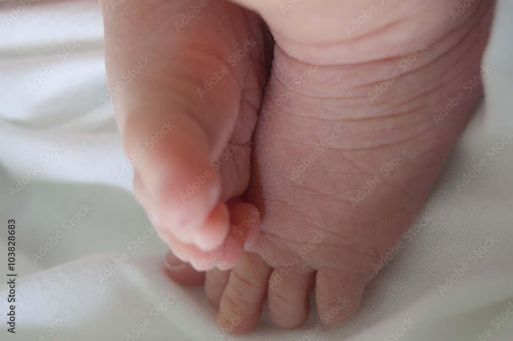 Newborn baby foot Newborn baby foot