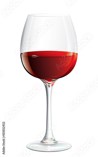 red wine glass