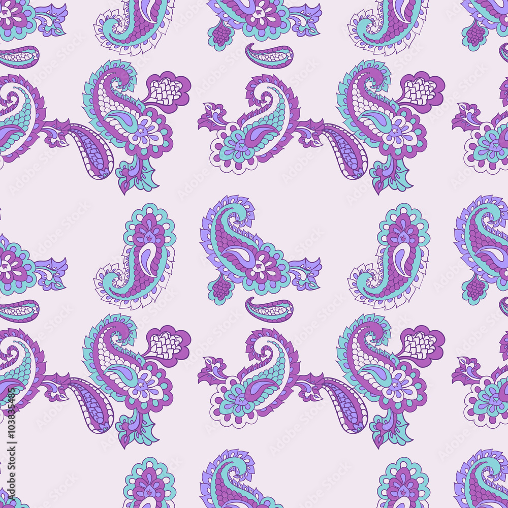 Seamless paisley pattern Seamless paisley pattern