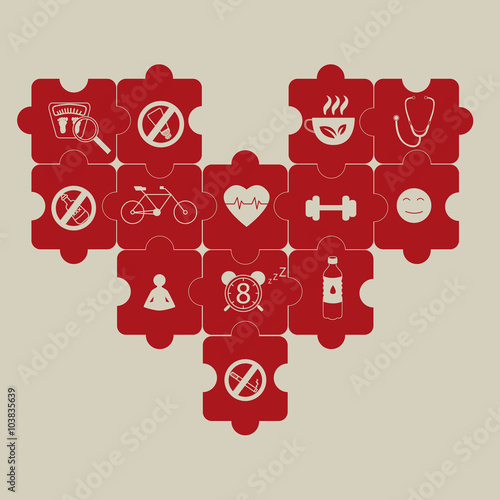 heart puzzle and prevention of hypertension