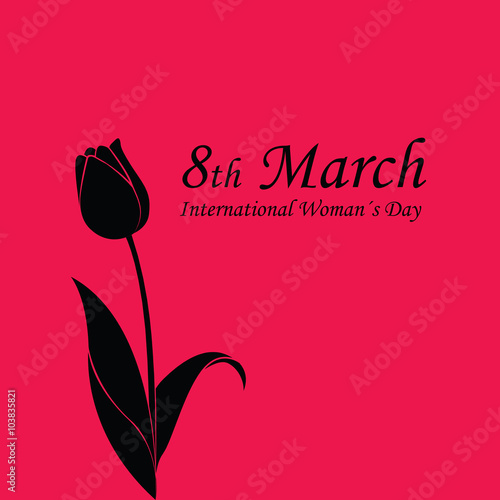 internalional womans day tulpe