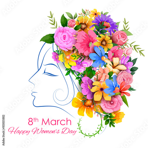 Happy Women Day greetings background
