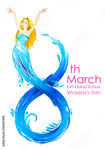 Happy Women Day greetings background