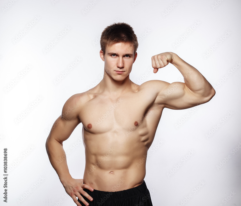 Sexy bodybuilding man