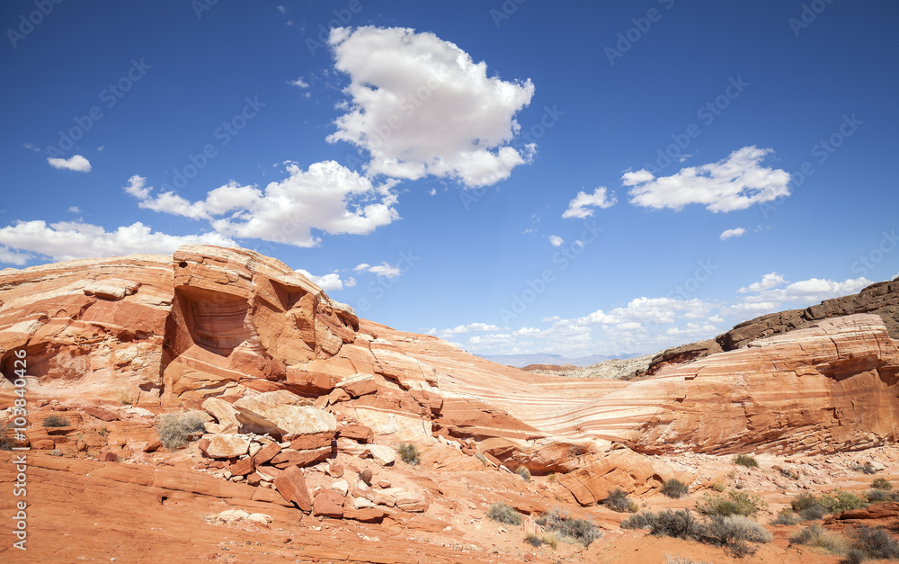 Valley of Fire wild landscape, Nevada, USA