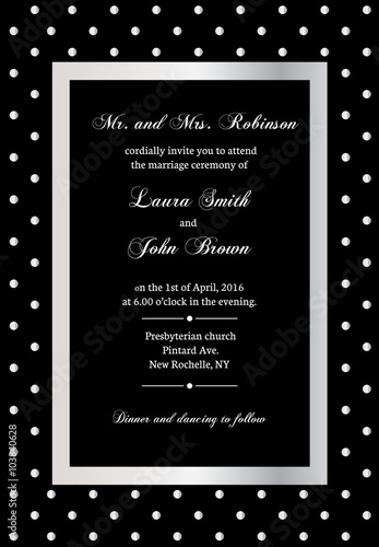 elegant invitation
