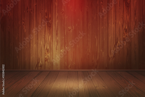 Wooden Spotlight Room Image