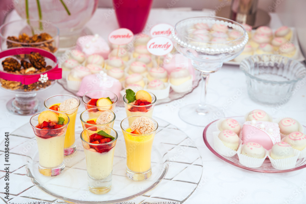 Dessert table for a party Dessert table for a party