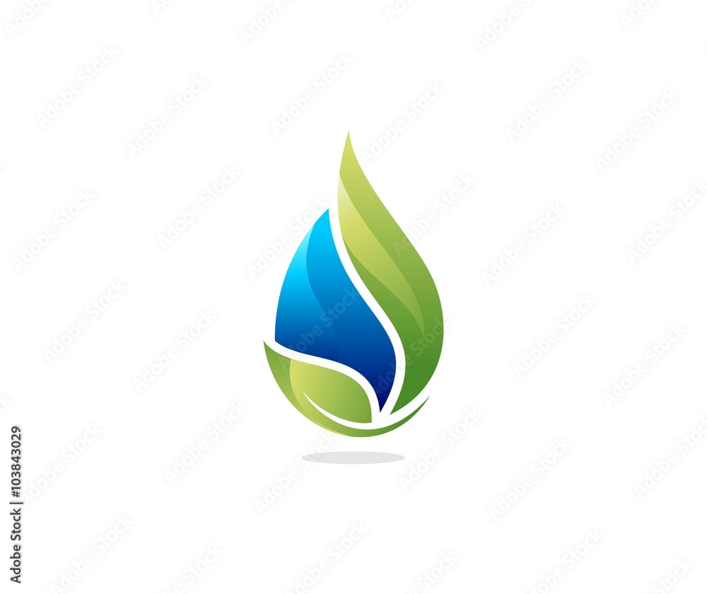 Drop leaf logo Drop leaf logo