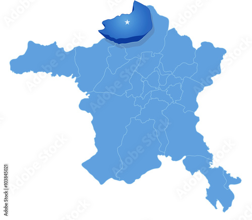 Map of Ankara - Camlidere is pulled out