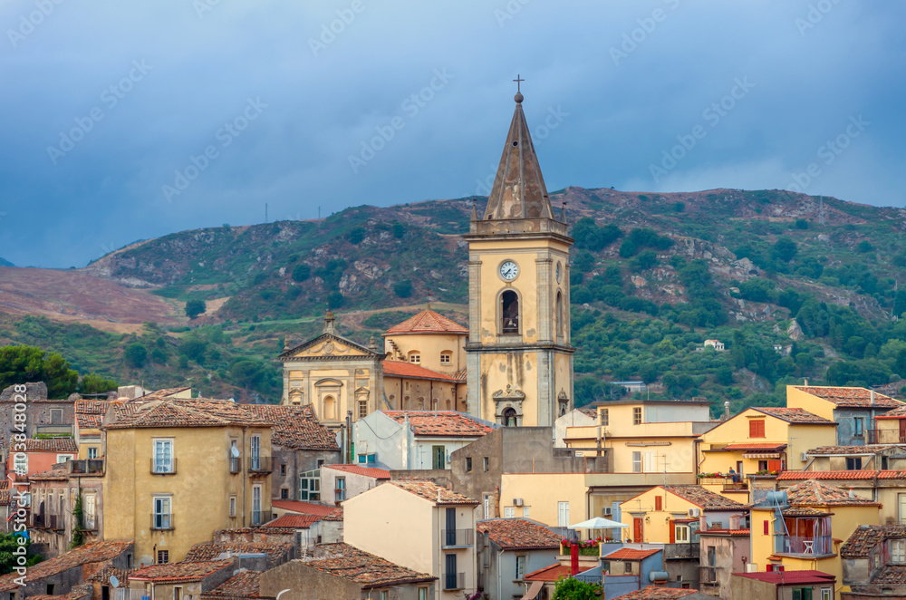 Sicilian picturesque village,Novara di sicilia,Sicily ,Italy.