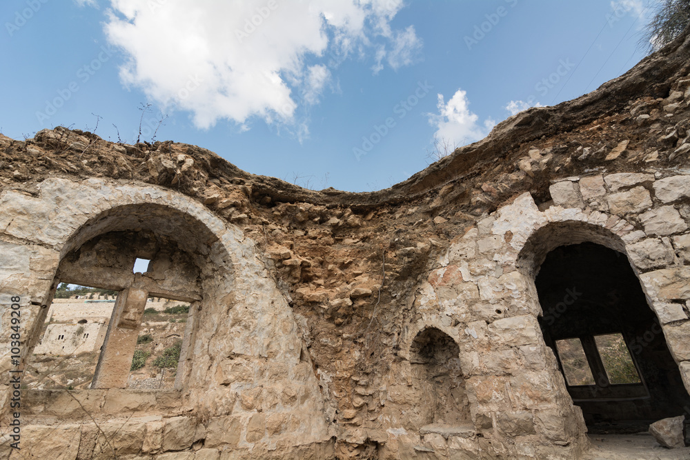 Jerusalem, ancient building architecture 