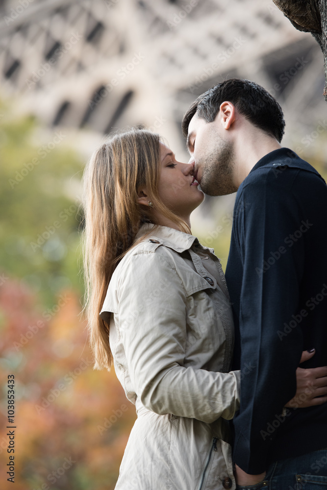 young couple in Paris young couple in Paris