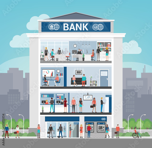 Bank building