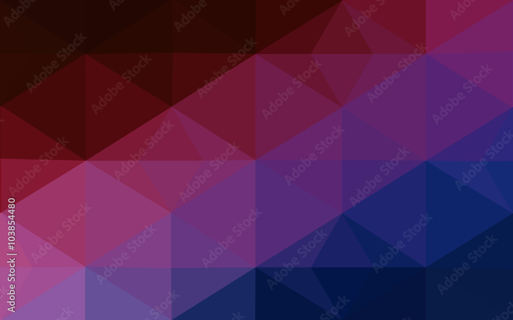 Multicolor dark blue, red polygonal design pattern, which consist of triangles and gradient in origami style. Multicolor dark blue, red polygonal design pattern, which consist of triangles and gradient in origami style.