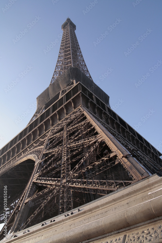 Paris, tour Eiffel angle