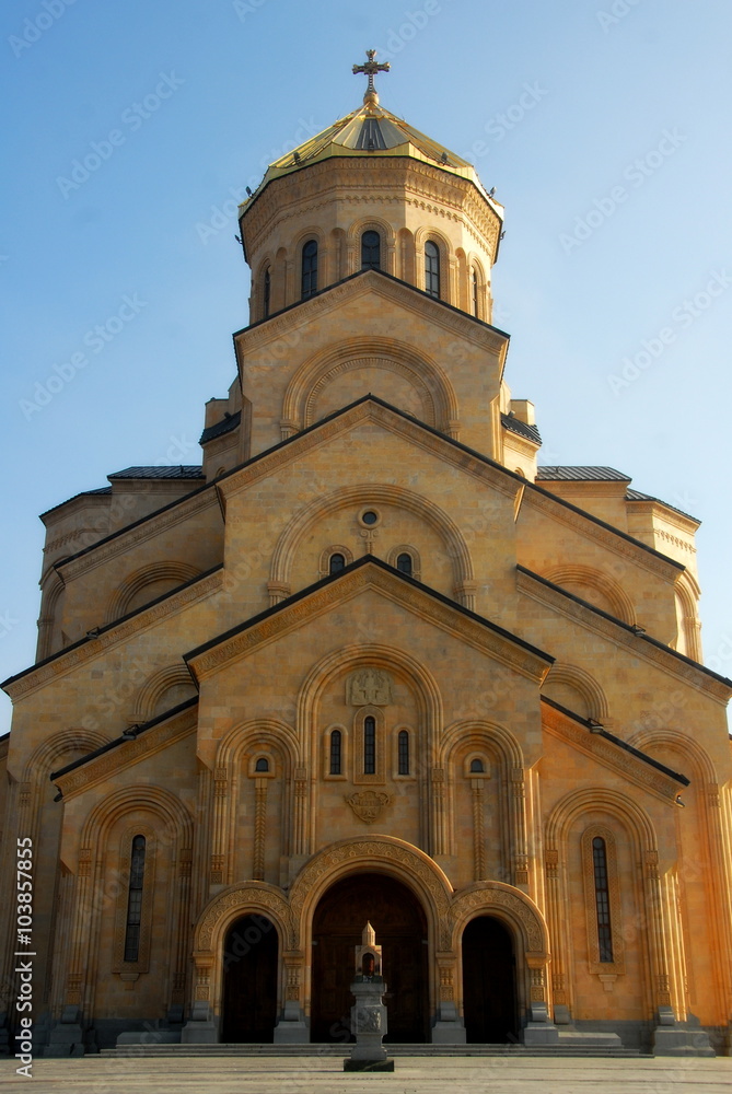 Church Tbilisi The Sameba Cathedral City