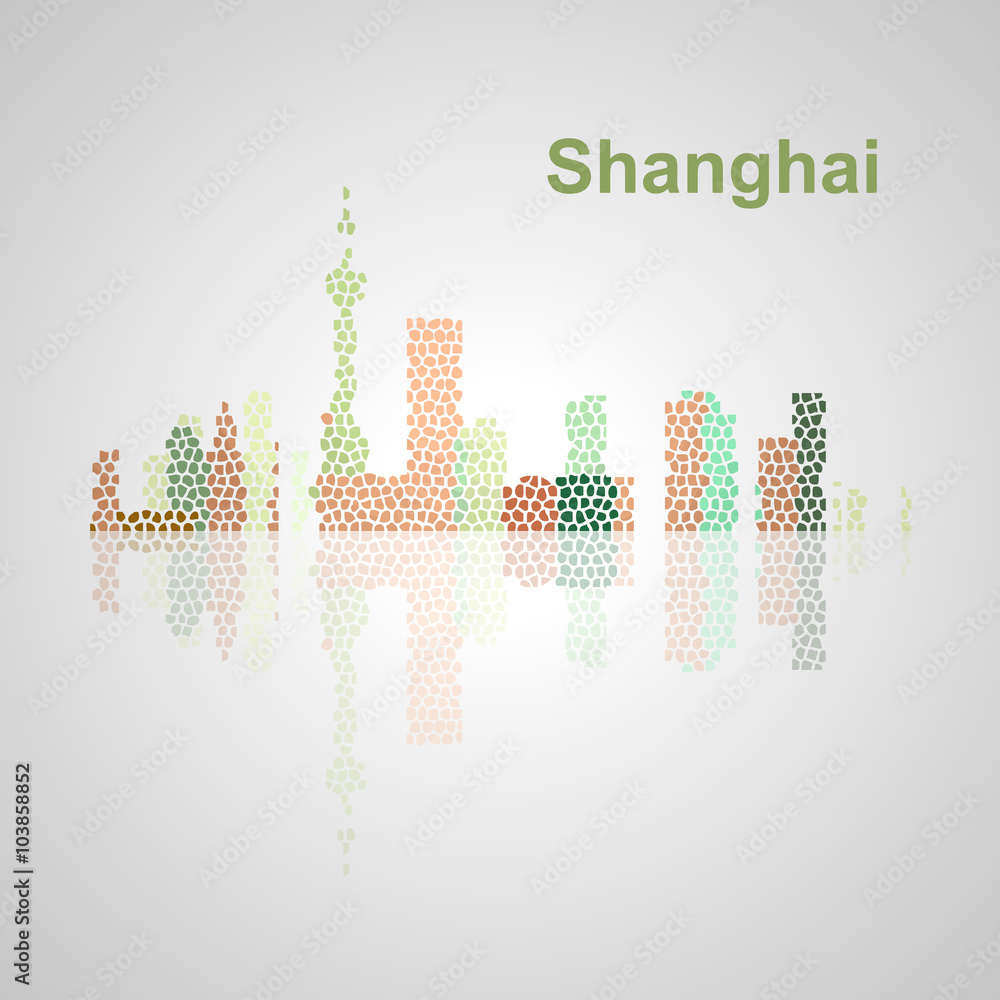 Obraz premium Singapore skyline for your design