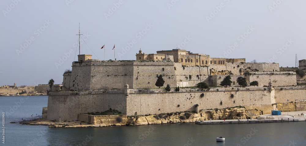 Fort St Angelo Vittoriosa,  , Malta, Europa