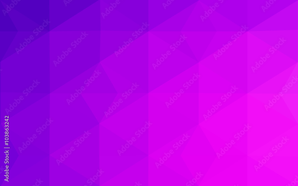 Obraz premium Multicolor purple, pink polygonal design pattern, which consist of triangles and gradient in origami style.