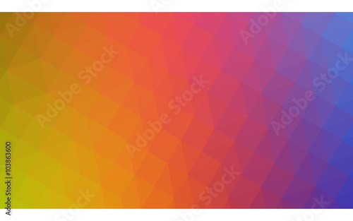 Multicolor polygonal design pattern, which consist of triangles and gradient in origami style.