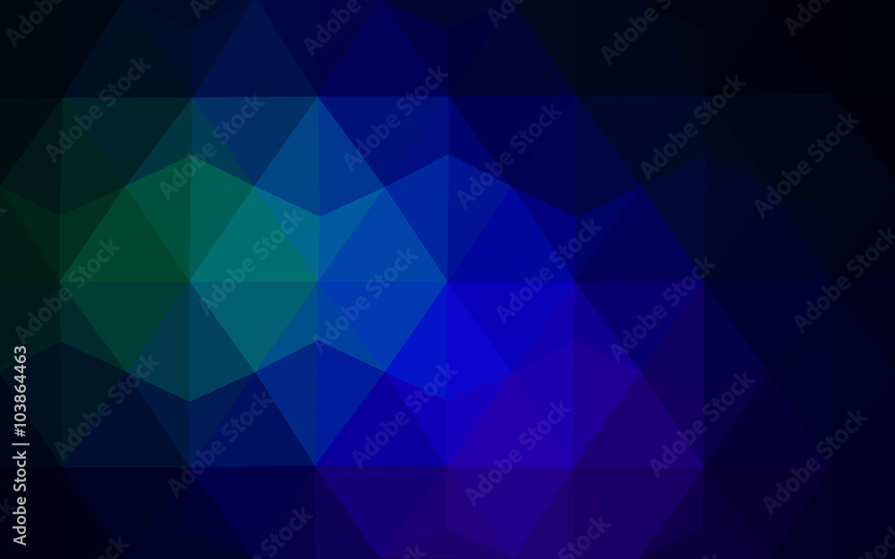 Multicolor dark green, blue polygonal design pattern, which consist of triangles and gradient in origami style. Multicolor dark green, blue polygonal design pattern, which consist of triangles and gradient in origami style.