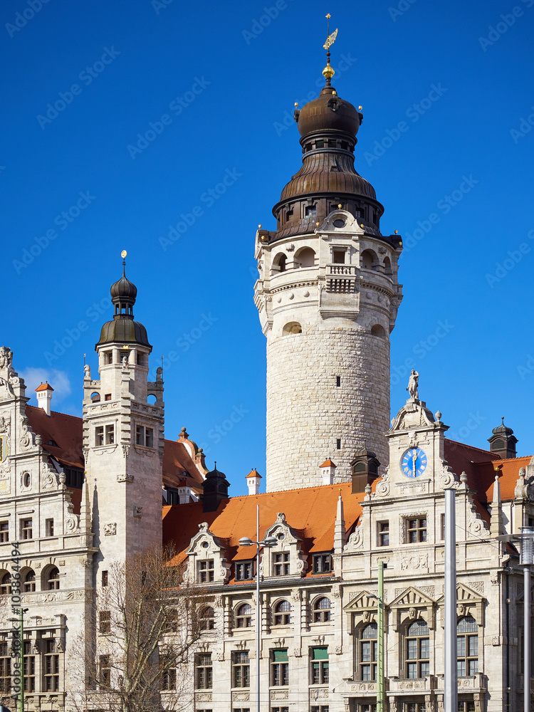 Obraz premium Leipzig: Neues Rathaus