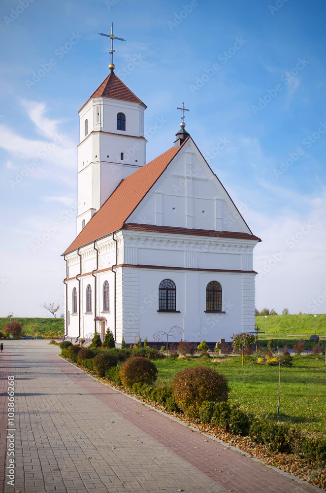 Belarus, Zaslavl: Spaso-Preobrazhensky orthodox church. Belarus, Zaslavl: Spaso-Preobrazhensky orthodox church.