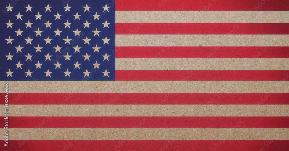 Naklejka premium American flag