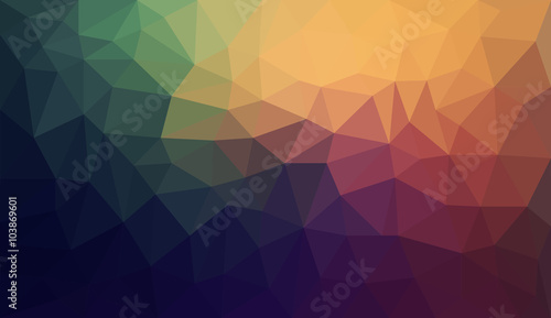 Gradient abstract polygon background