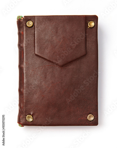 Vintage book in leather cover