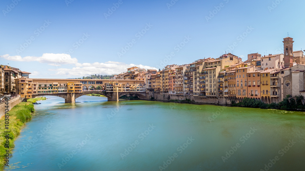 Naklejka premium Bridge Ponte Vecchio, Italy