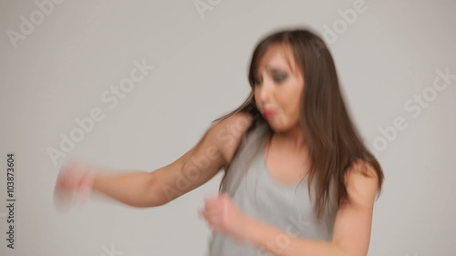 Wallpaper Mural Young dancing girl  Torontodigital.ca