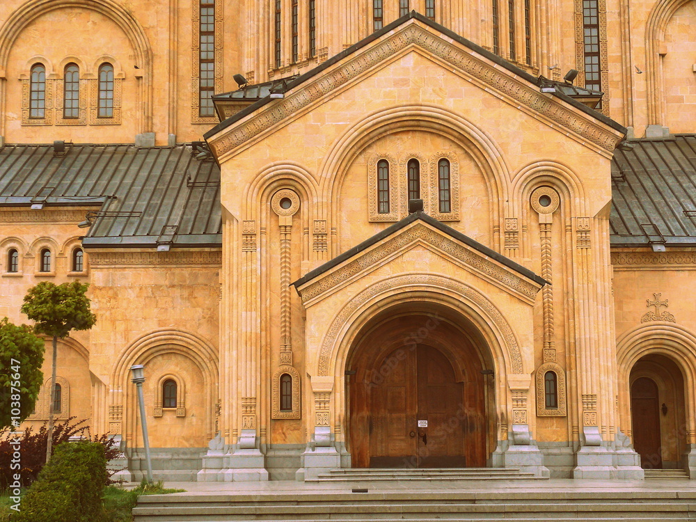 Church in Tbilisi The Sameba Cathedral City