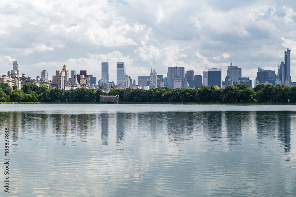 Jacqueline Kennedy Onassis Reservoir in Central Park,  NYC
