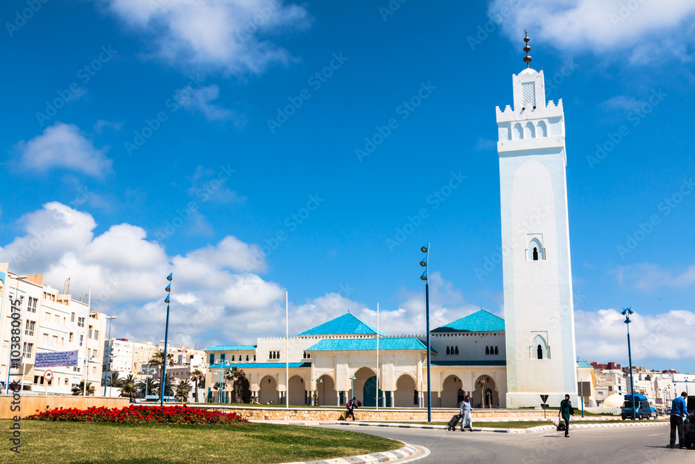 FNIDEQ-MOROCCO-MAY 5,2013:Mezquita de Fnideq, Morocco, Africa