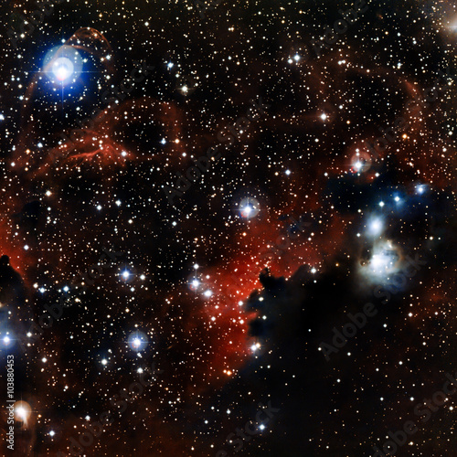 Fototapeta Naklejka Na Ścianę i Meble -  Stars nebula in space. Elements of this image furnished by NASA