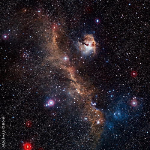 Fototapeta Naklejka Na Ścianę i Meble -  Stars nebula in space. Elements of this image furnished by NASA